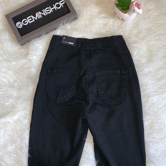 NWT {FASHION NOVA} Super High Waist Denim Skinnies - Picture 6 of 8